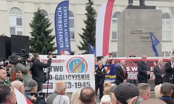 Ultrarechter «Wolhynien-Marsch» in Warschau fordert Stopp der Ukraine-Hilfe
