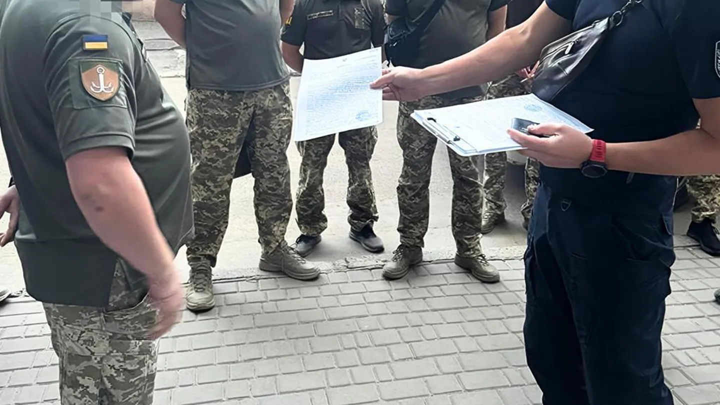 Screenshot eines Telegram-Beitrags zu Festnahmen in Odessa.