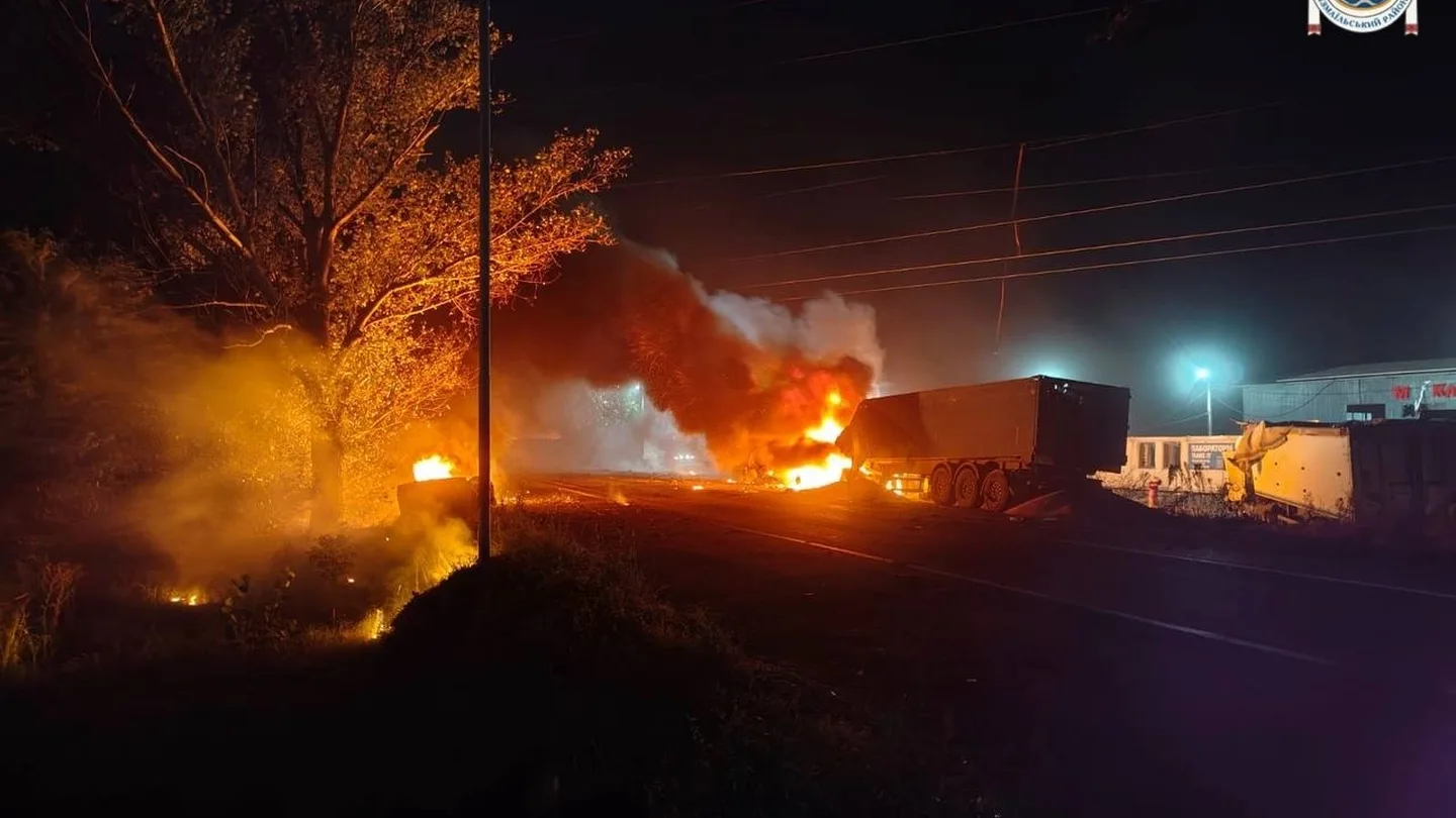 Russische Darstellung der Angriffe auf Ziele in Kiew und Umgebung.